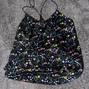 Victoria's Secret Black Floral Camisole
